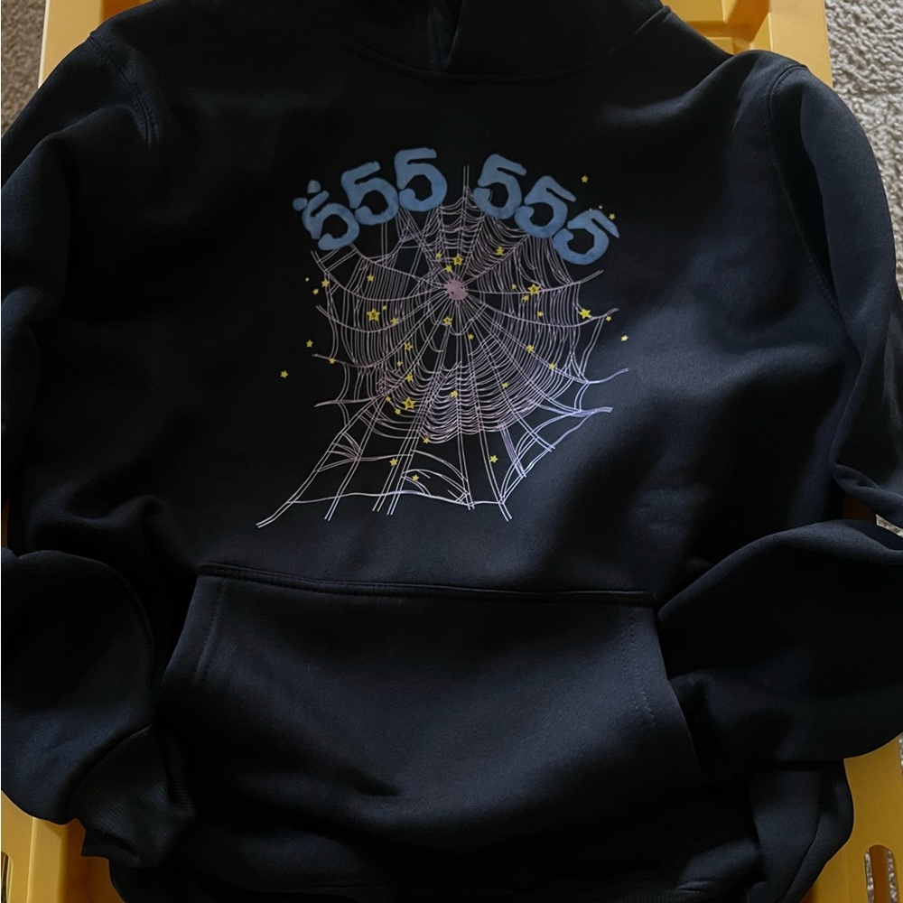Men's Black 555 Spider hoodie